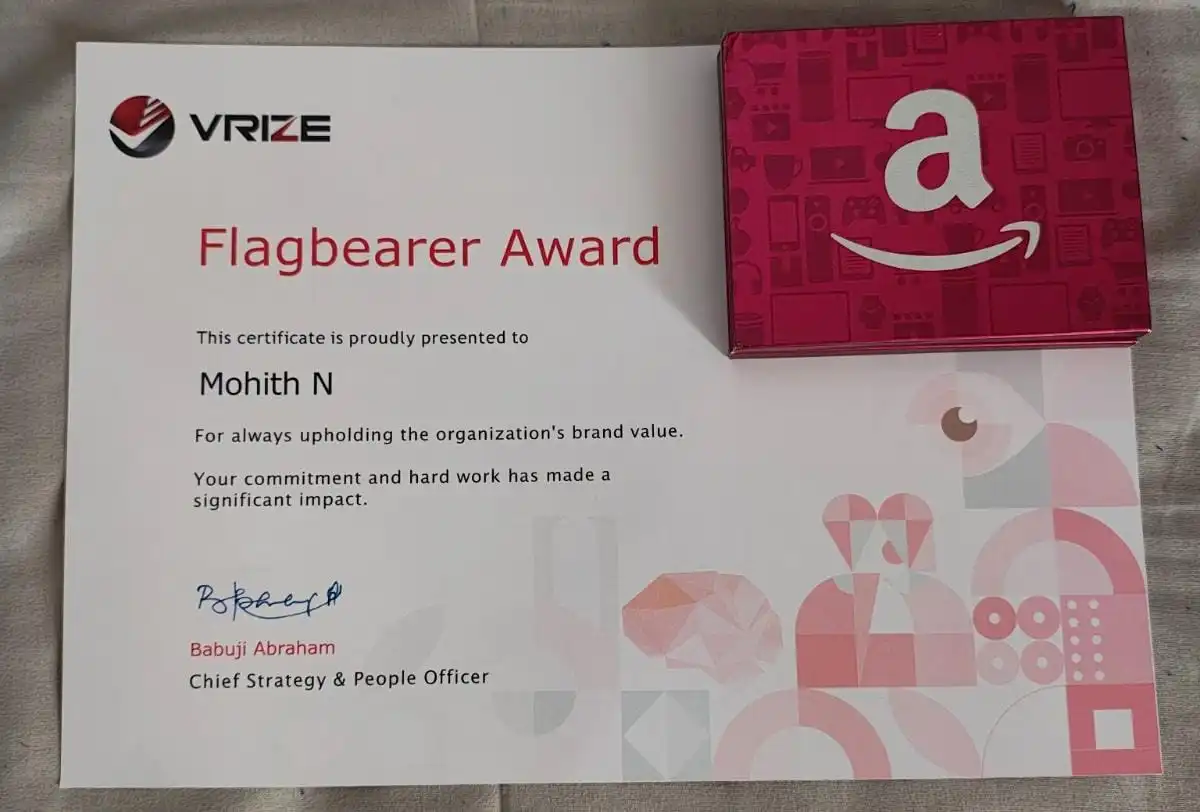 Flagbearer award photo
